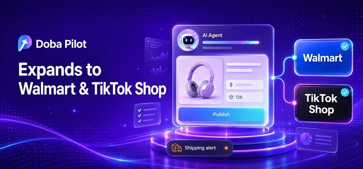 Doba Pilot 新增 Walmart 与 TikTok Shop 商品上架及主动物流预警功能