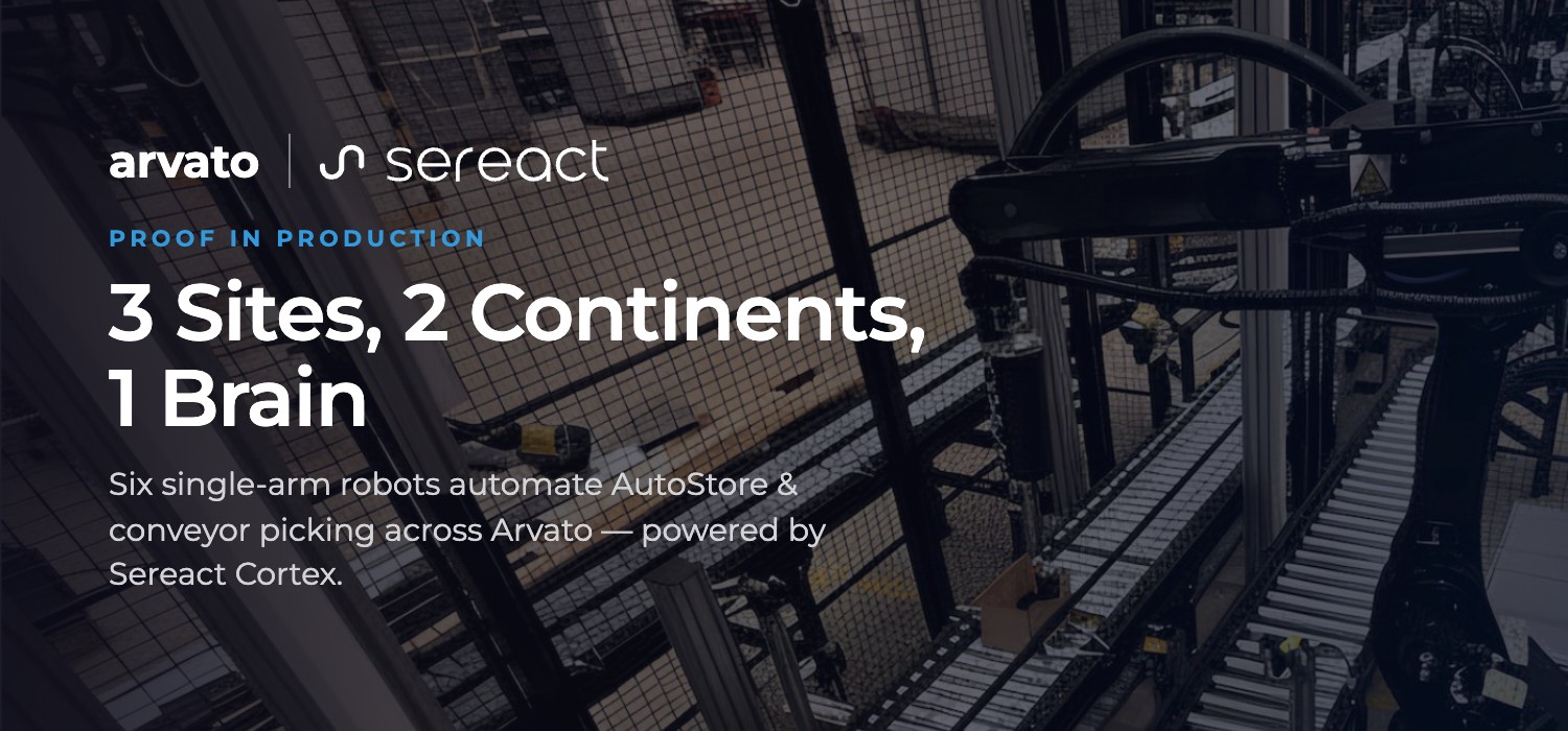 Sereact Expands AI Robotics Deployment with Arvato Across Three Sites in Europe and the U.S.